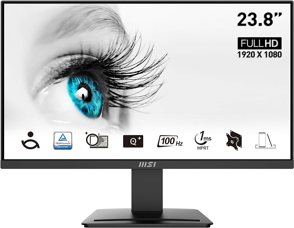 MONITEUR MSI PRO MP243X SERIES 100HZ IPS 24 POUCE FHD